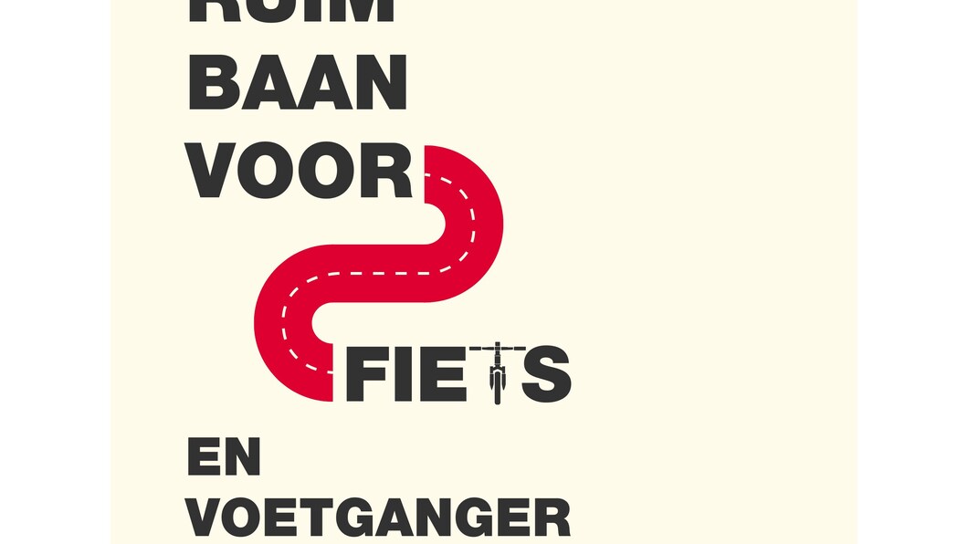 ruim baan voor fiets en voetganger