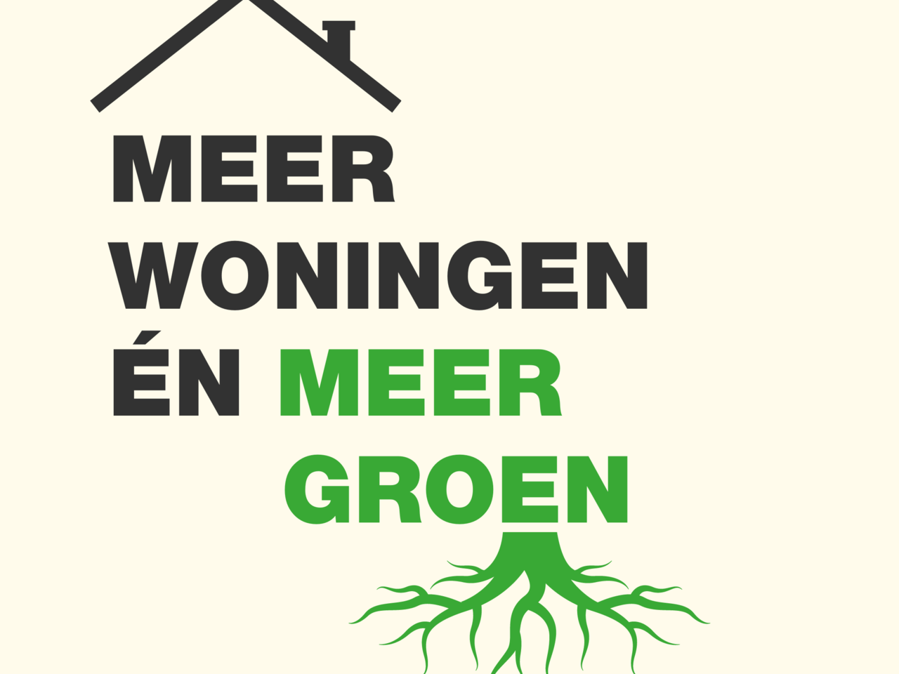 meer woningen en meer groen