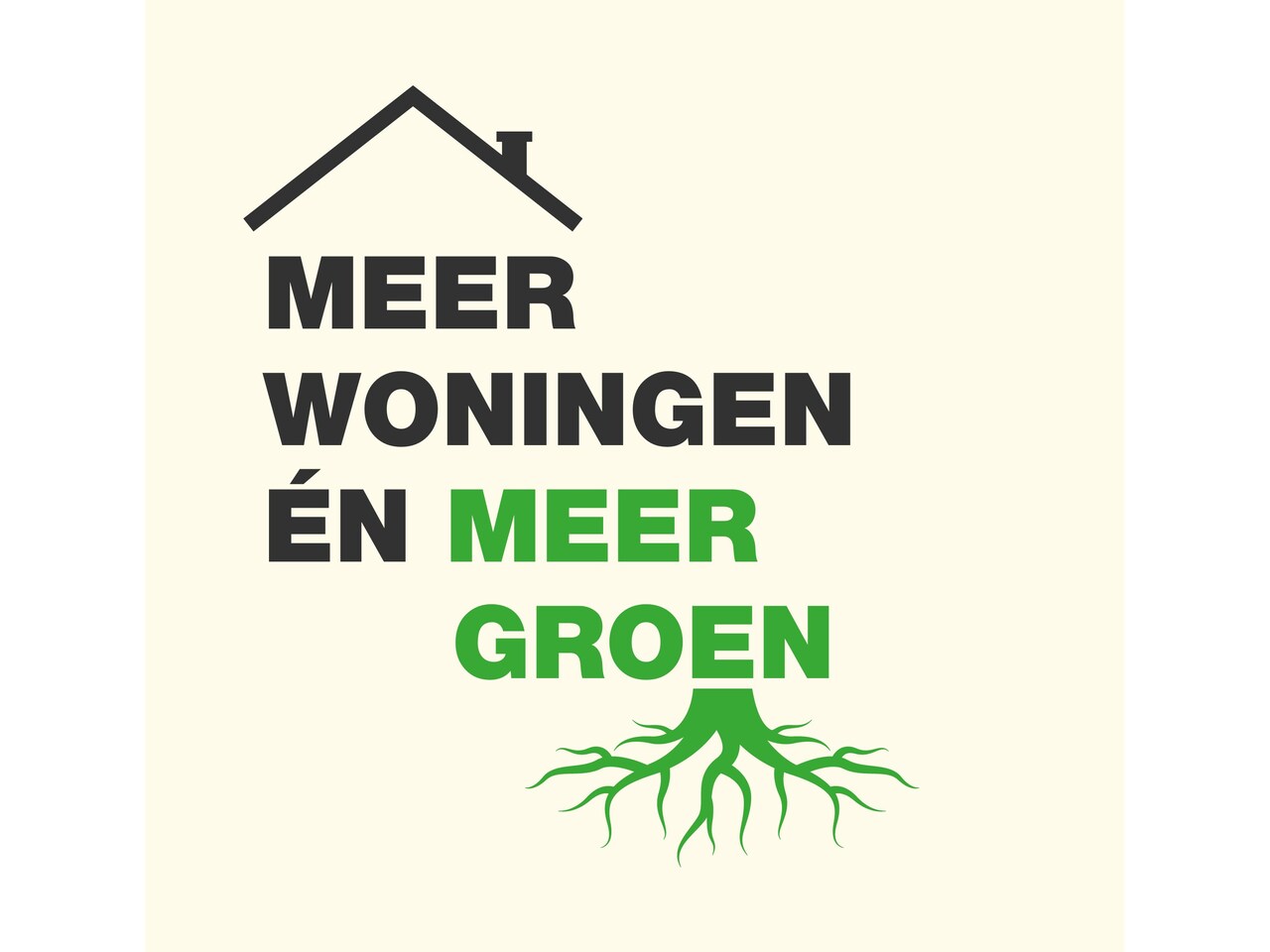 meer woningen en meer groen