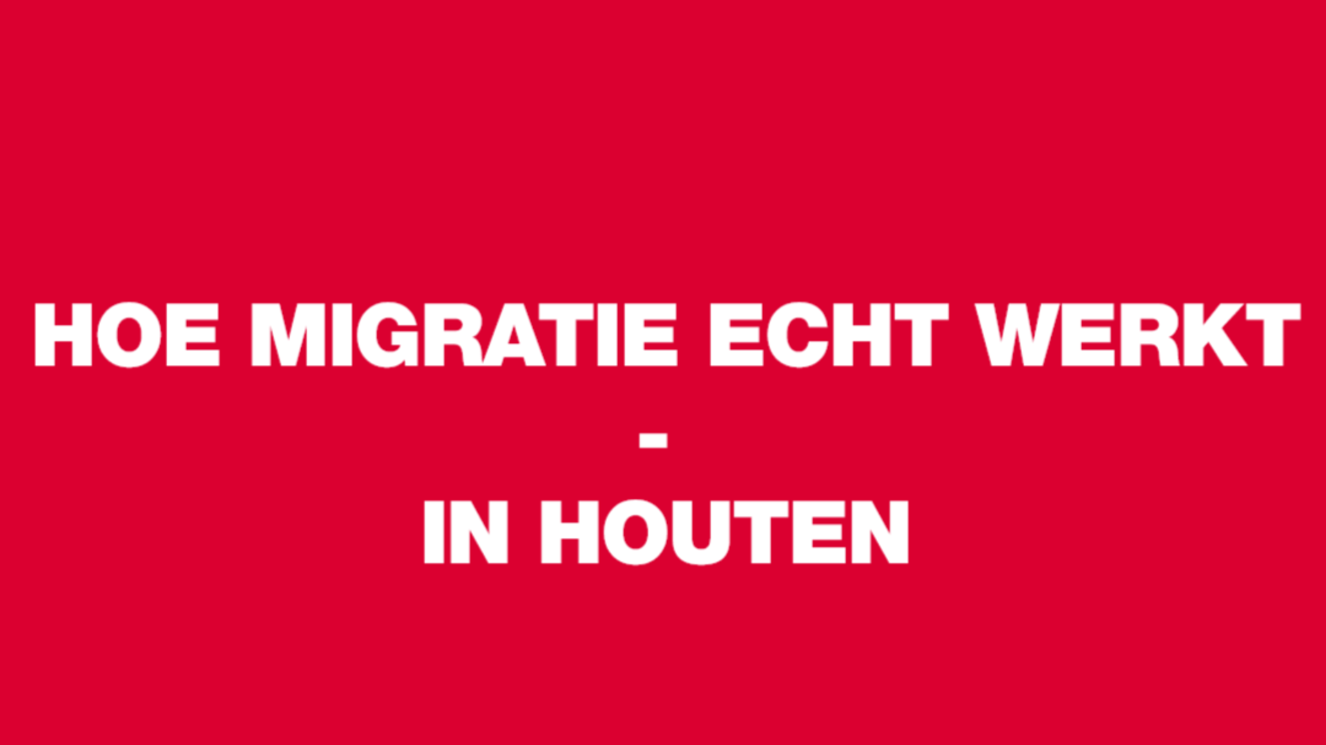 hoe migratie echt werkt in Houten